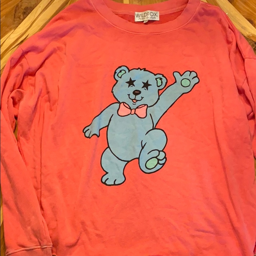 Wildfox teddy bear sweatshirt